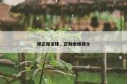 师正阳足球，正阳老师简介