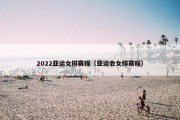 2022亚运女排赛程（亚运会女排赛程）