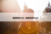 英超用球1920（英超用球2024）
