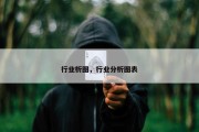 行业析图，行业分析图表