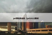 pel赛程表战队（pel2021赛制）