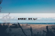 雷母阵容？ 雷母 fgo？