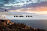 雷狮记忆回放？ 雷狮出场？