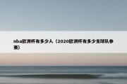 nba欧洲杯有多少人（2020欧洲杯有多少支球队参赛）