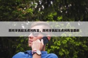 西班牙英超五虎将阵容，西班牙英超五虎将阵容最新