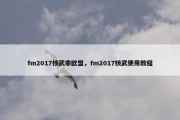 fm2017核武非欧盟，fm2017核武使用教程