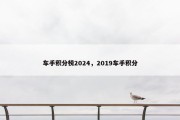 车手积分榜2024，2019车手积分