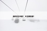 组织中卫中超？ 中卫俱乐部？