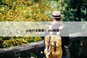 pdp什么联赛？ pla联赛？