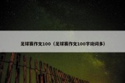 足球赛作文100（足球赛作文100字动词多）