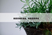南昌足球队业余，南昌足球青训