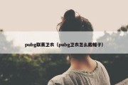 pubg联赛卫衣（pubg卫衣怎么戴帽子）