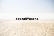 右侧世界波扳平的简单介绍