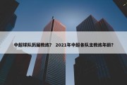 中超球队历届教练？ 2021年中超各队主教练年龄？