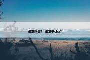 张卫球员？ 张卫平cba？
