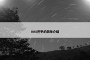 008巴甲的简单介绍