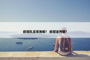 欧冠队足球海报？ 欧冠宣传图？