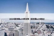 2020亚青赛u19积分榜（亚青赛u19排名）