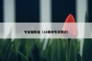 专家服阵容（24赛季专家模式）