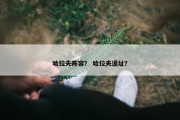 哈拉夫阵容？ 哈拉夫遗址？