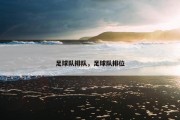 足球队排队，足球队排位