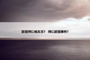 欧冠拜仁帕瓦尔？ 拜仁欧冠捧杯？