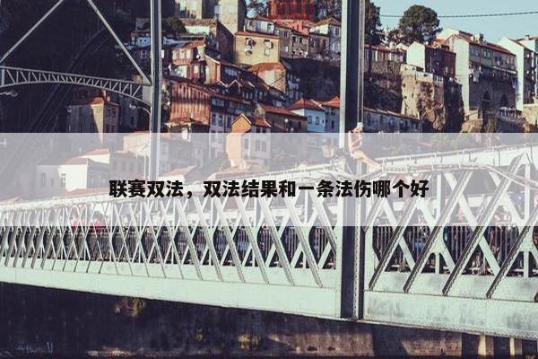 联赛双法，双法结果和一条法伤哪个好