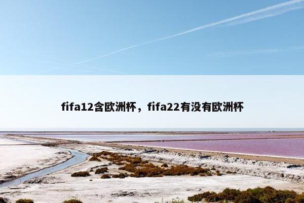 fifa12含欧洲杯,fifa22有没有欧洲杯 fifa12含欧洲杯,fifa22有没有欧洲杯
