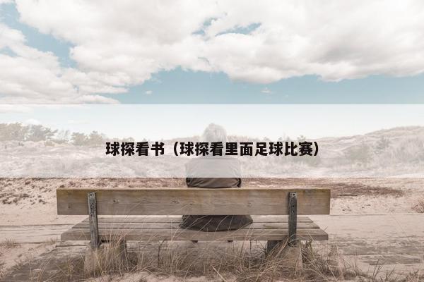 球探看书（球探看里面足球比赛）