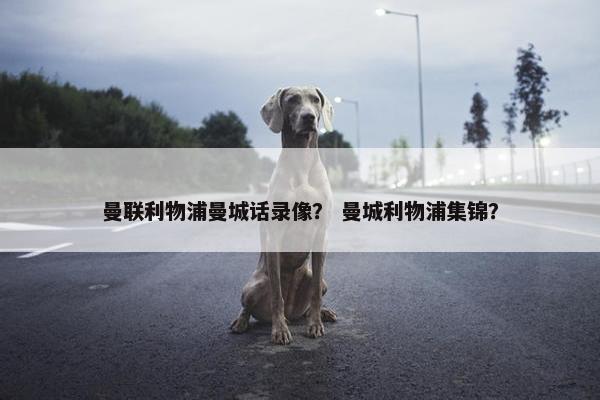 曼联利物浦曼城话录像？ 曼城利物浦集锦？