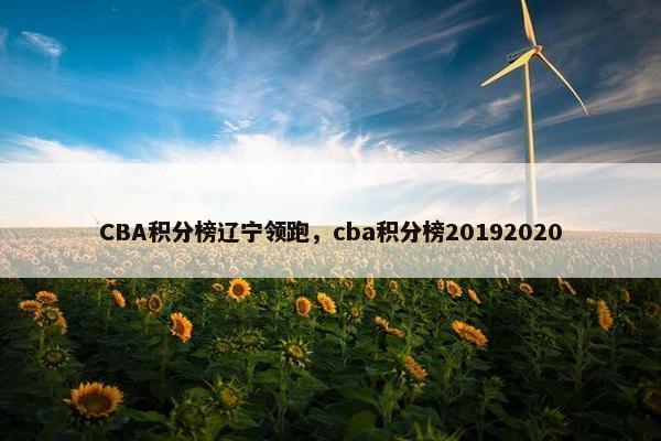 CBA积分榜辽宁领跑，cba积分榜20192020