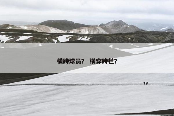 横跨球员? 横穿跨栏? 横跨球员? 横穿跨栏?