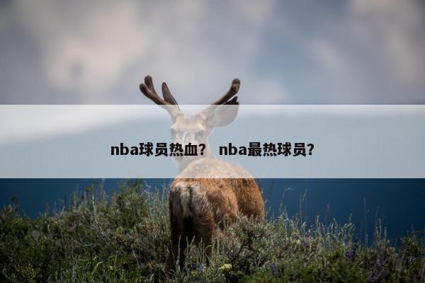 nba球员热血？ nba最热球员？