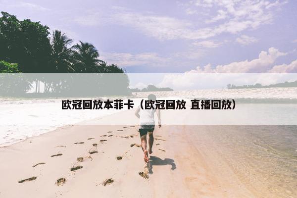 欧冠回放本菲卡（欧冠回放 直播回放）