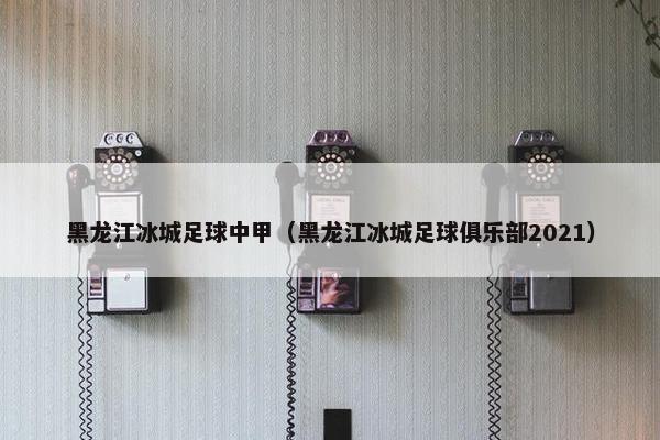 黑龙江冰城足球中甲（黑龙江冰城足球俱乐部2021）