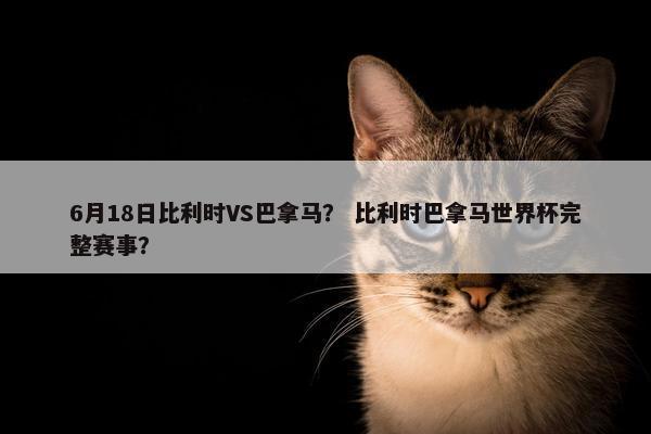 6月18日比利时VS巴拿马？ 比利时巴拿马世界杯完整赛事？